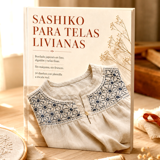 SASHIKO PARA TELAS LIVIANAS